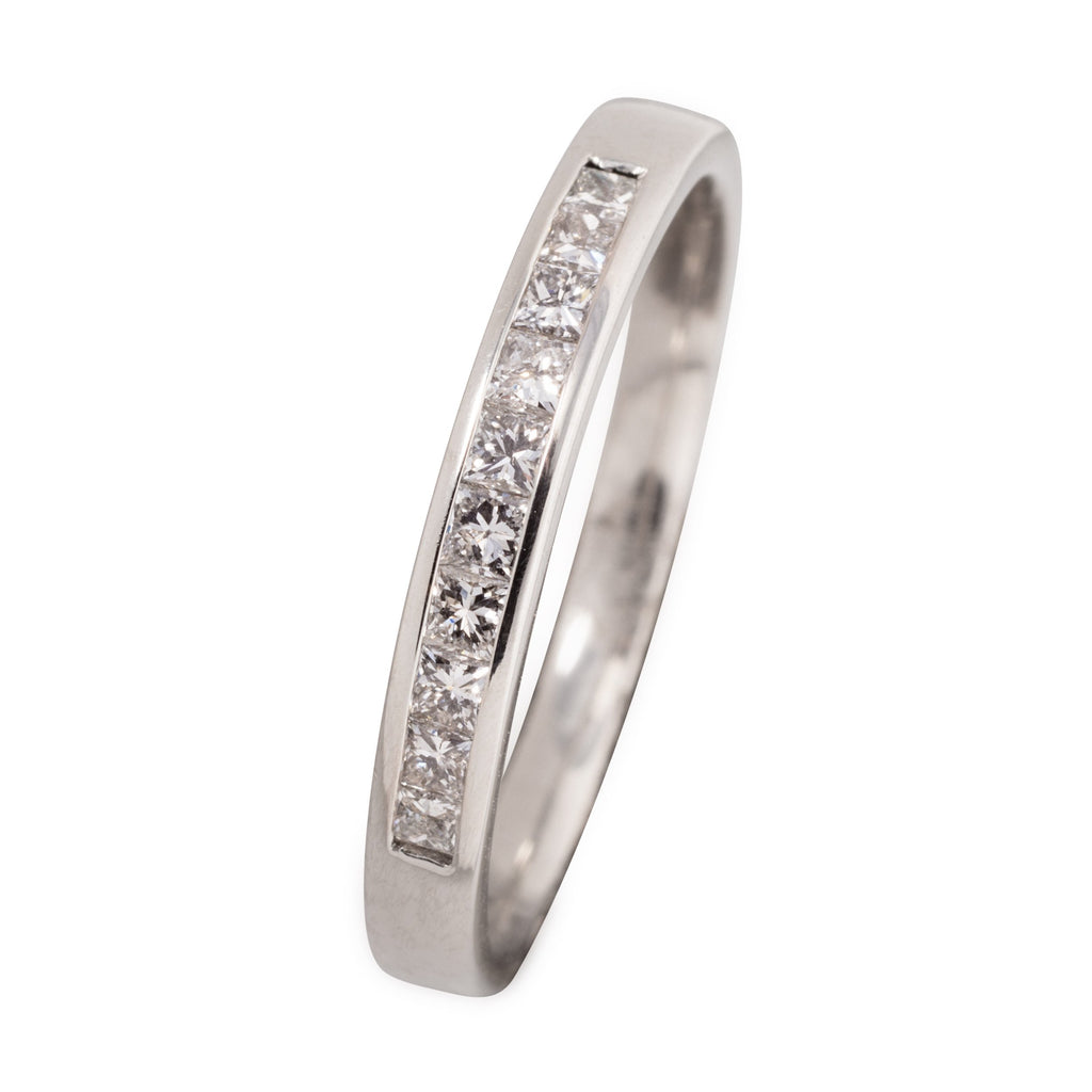 PLATINUM PRINCESS CUT DIAMOND RING