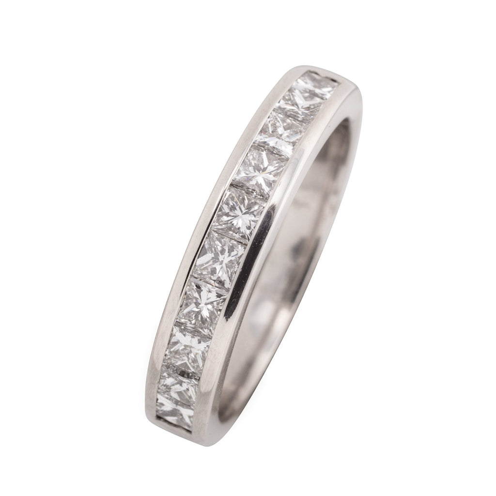 PLATINUM PRINCESS CUT DIAMOND RING