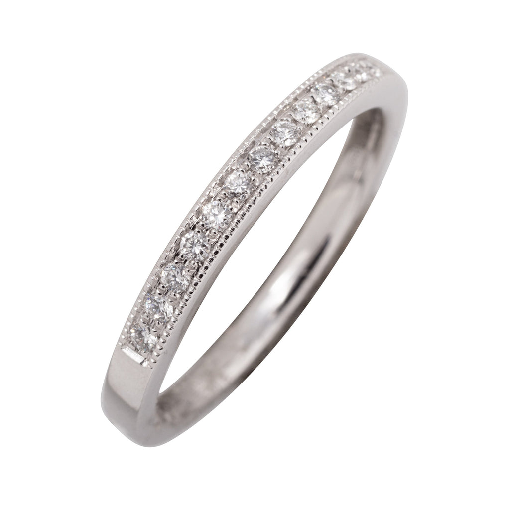 PLATINUM VINTAGE STYLE WEDDING BAND