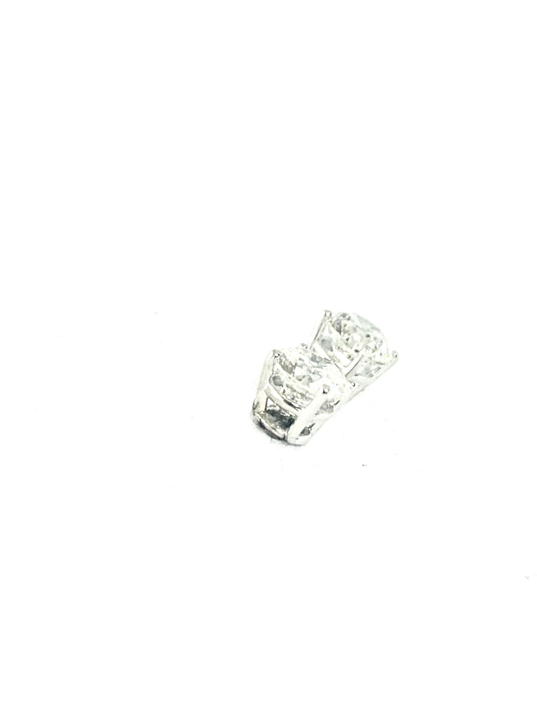 18CT DIAMOND STUD EARRINGS 1CT