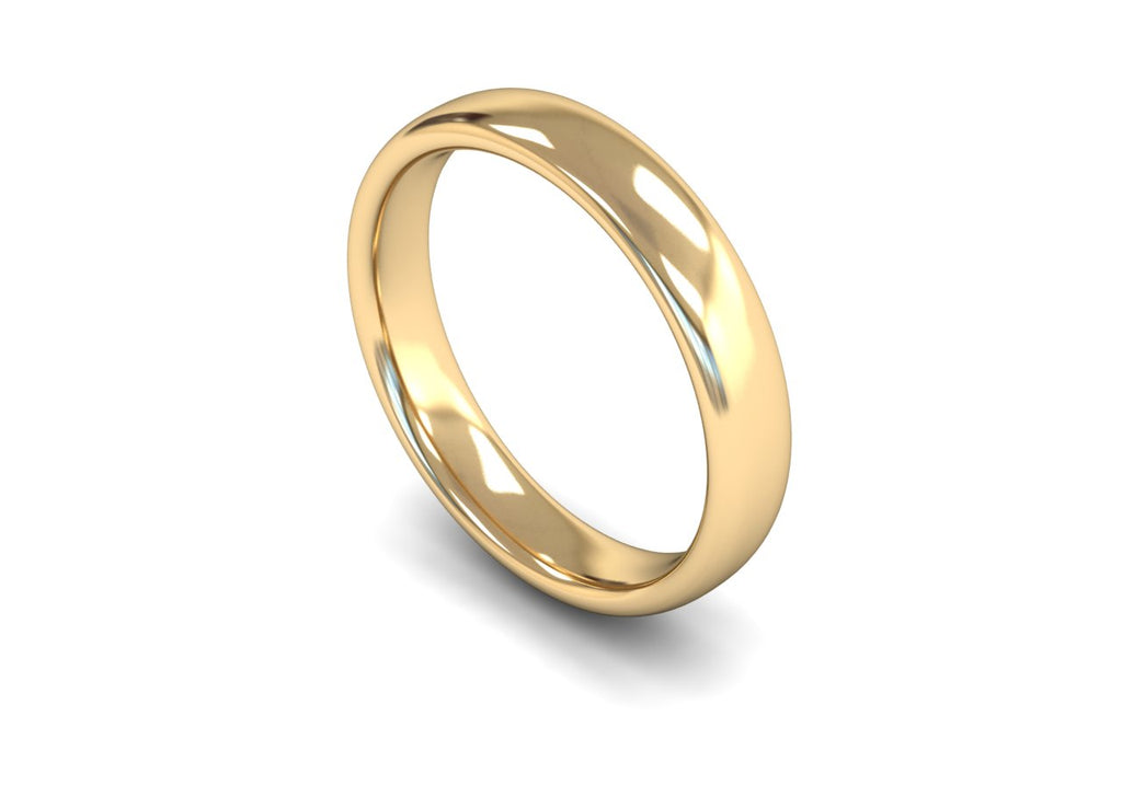 4MM TRADITIONAL COURT WEDDING BAND 18CT